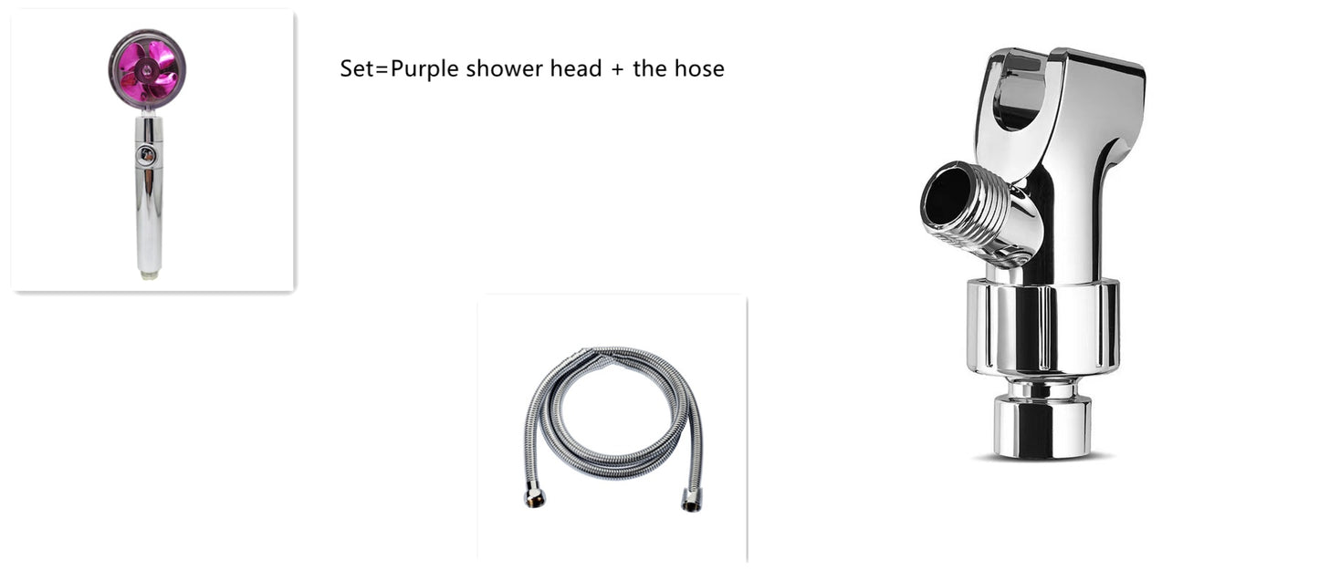 Shower head with stop button