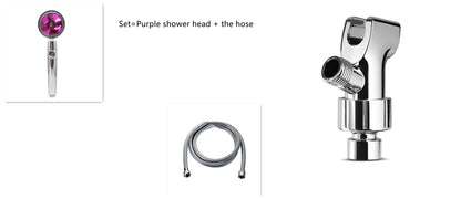 Shower head with stop button