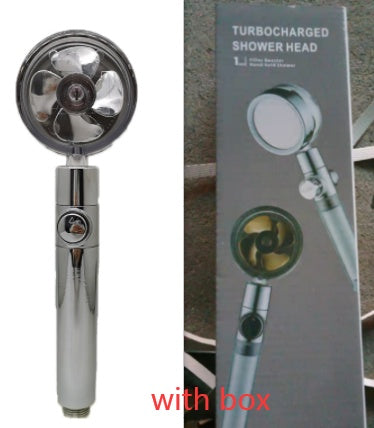 Shower head with stop button