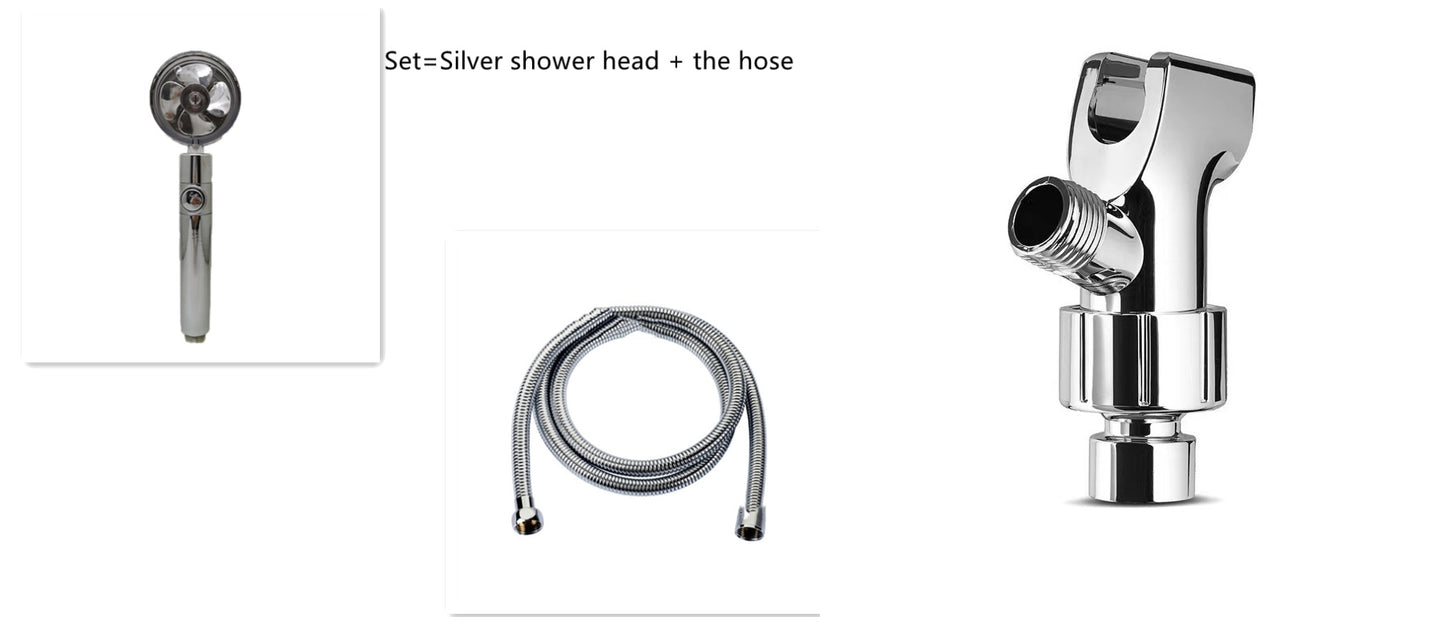 Shower head with stop button