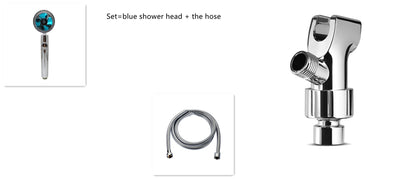 Shower head with stop button