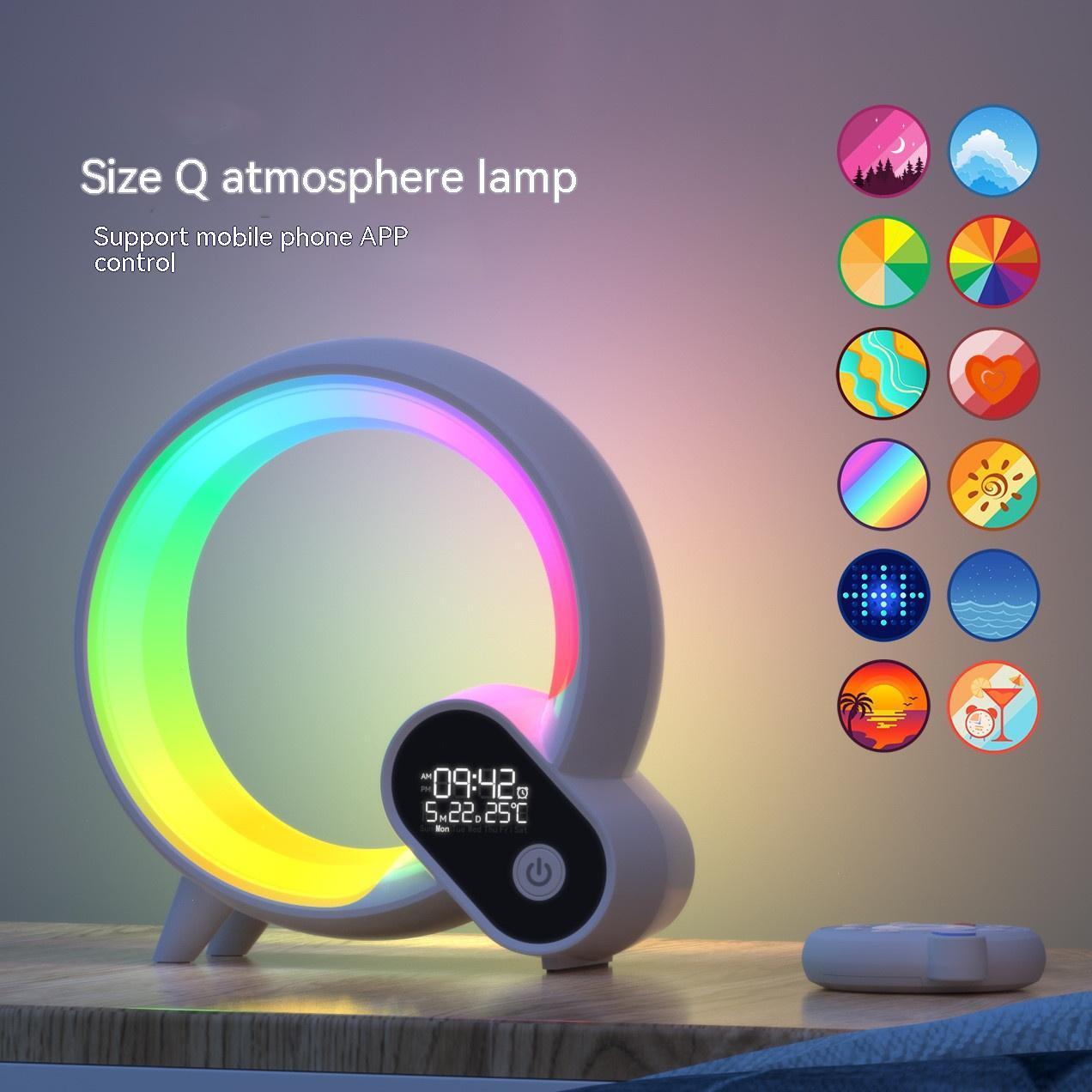 Q Light Analogique Sunrise Réveil Bluetooth Audio Intelligent